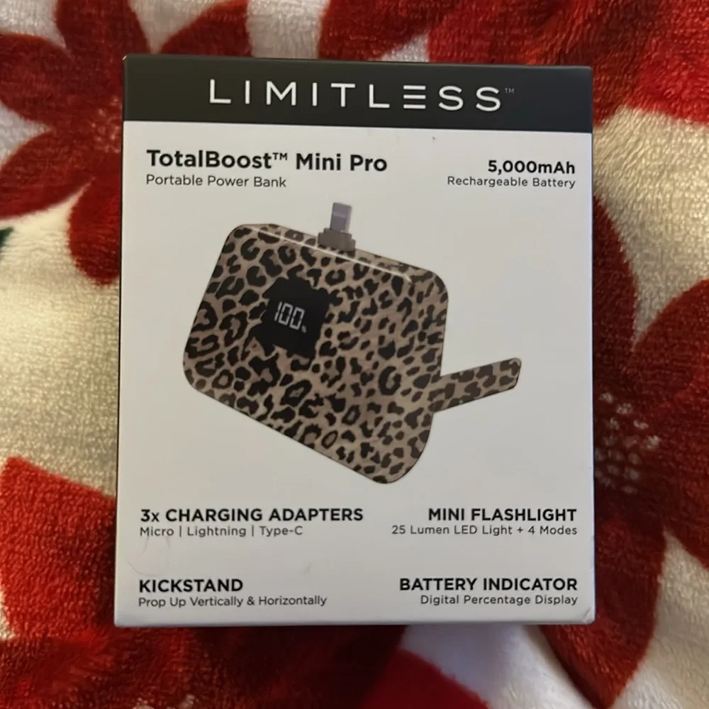 Limitless TotalBoost Mini‎ 4,000mAh Universal Power Bank